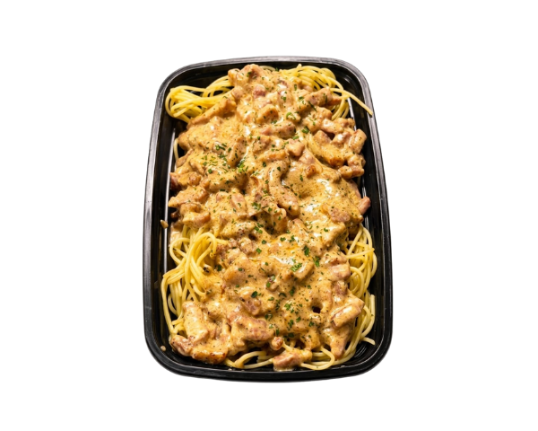 Spaghettis à la carbonara